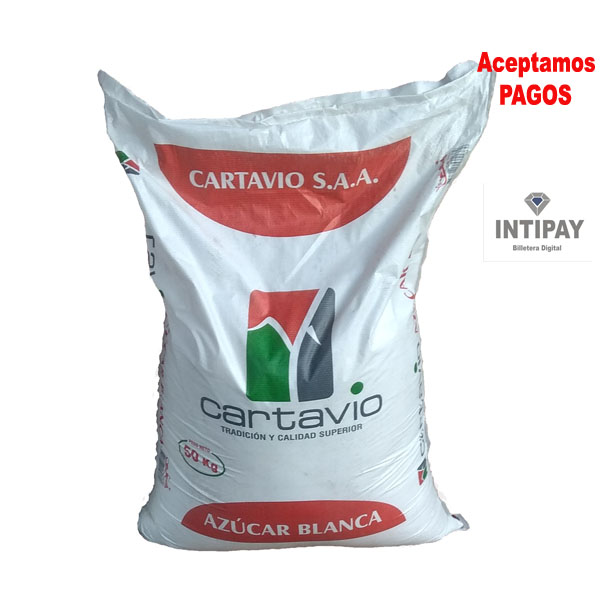 azúcar Blanca Cartavio Saco 50 Kg